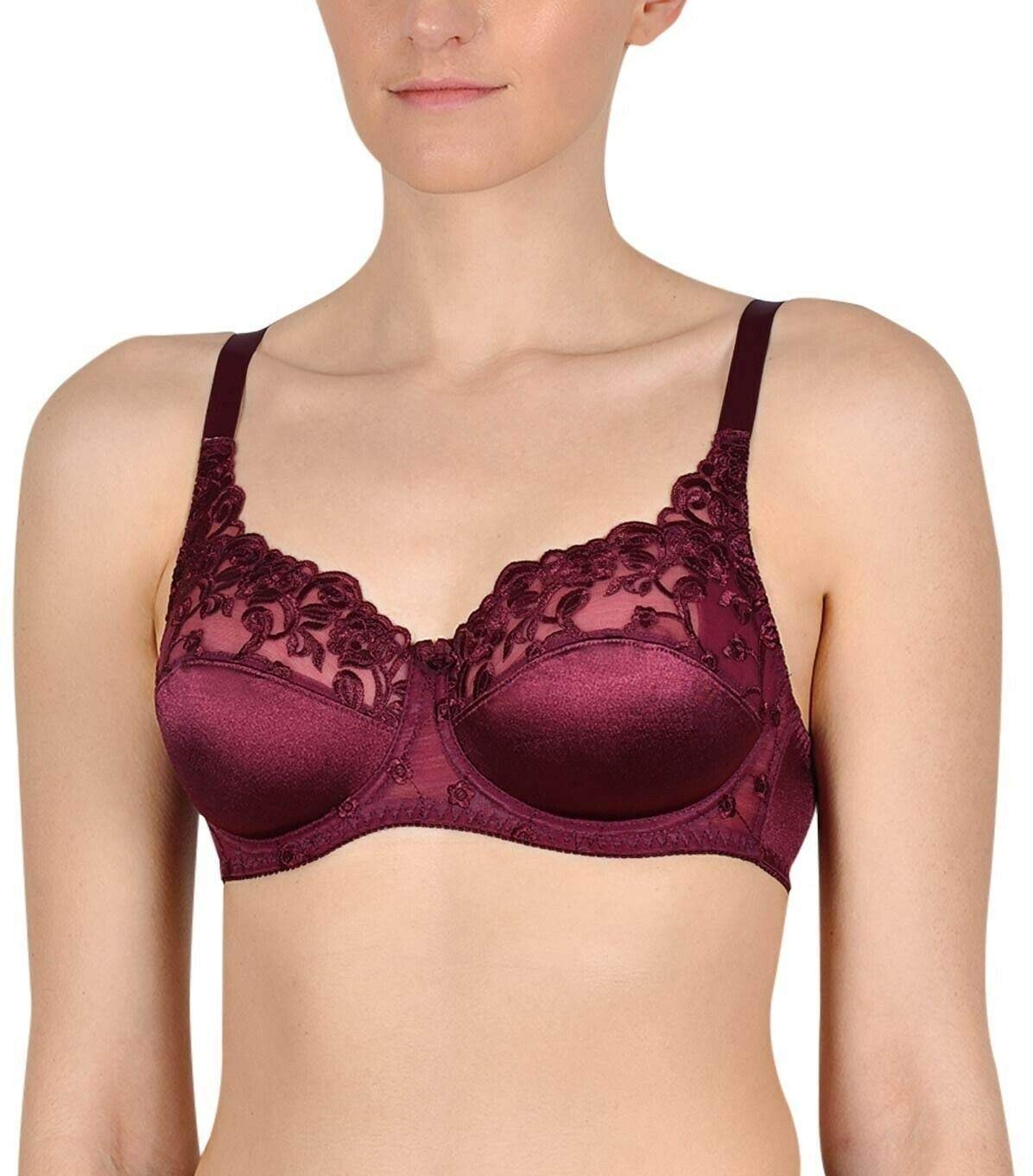 Naturana Women's Underwired Bra 87543 Mahogany 42 D