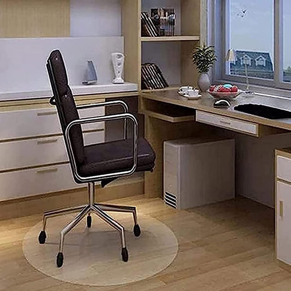 criticamente negozio di alimentari Bello sedia scrivania con ruote per parquet A