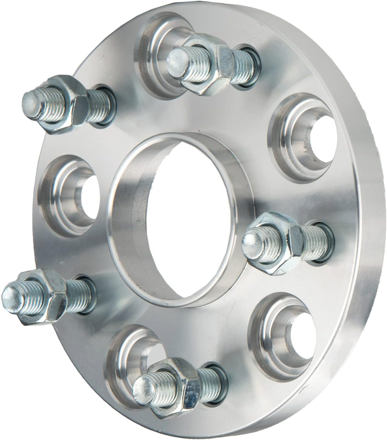 KAX 5x4.5 Wheel Spacers, Forged 15mm 5x114.3mm Hubcentric Spacers with Thread Pitch M12x1.5 Hub Bore 60.1mm,4Pcs fit for 2021-2024 ES250, 1992-2003 ES300, 2013-2023 ES300h, 2004-2006 ES330,Silver