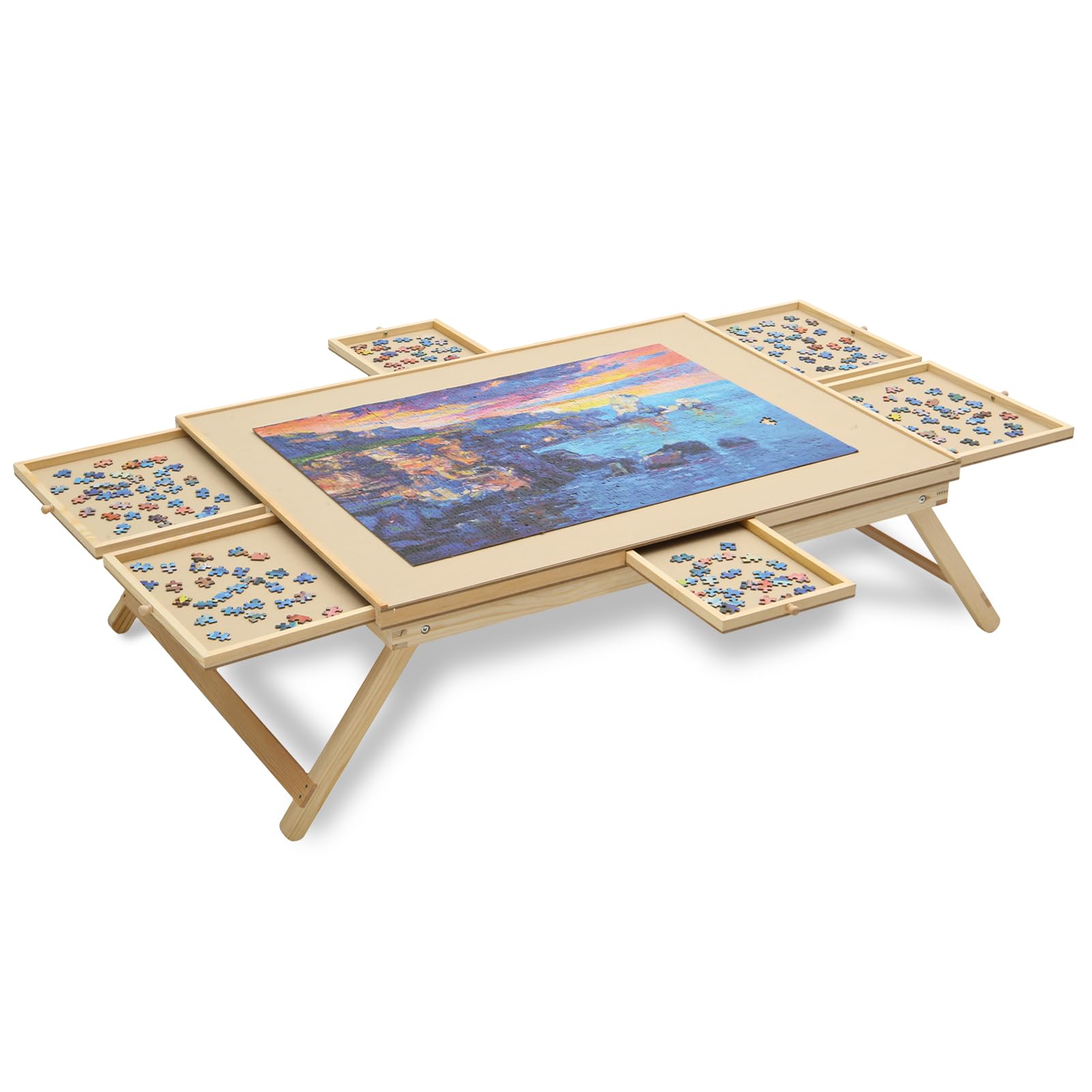 Amazon.com: Purelax Puzzle Board - 1500 Piece Jigsaw Puzzle Board