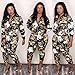 ThusFar Women's Hawaii Floral 2 Piece Set Tracksuit Sports Joggers Jacket Suit
