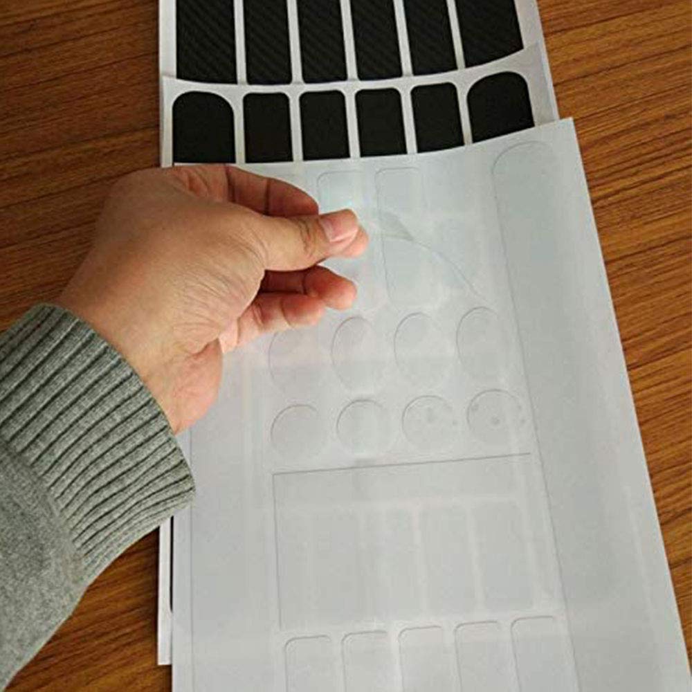 Lot de 2 films de protection autocollants pour chaîne de vélo - Pour VTT, vélo de route, cadre pliable - Noir mat
