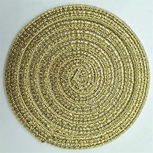 Set de table fait main rond en coton de qualité supérieure pour réception