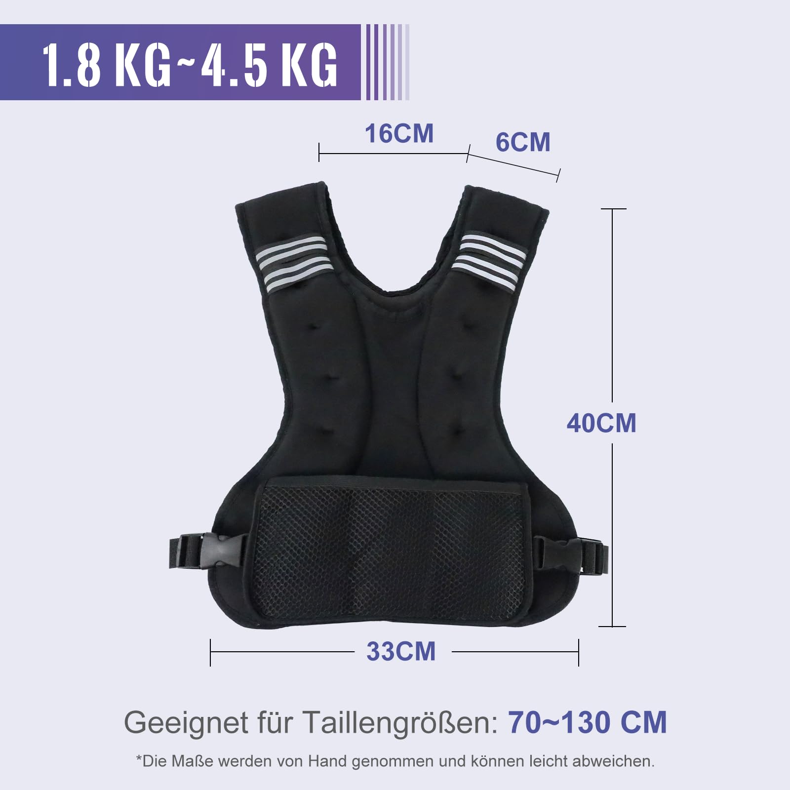 Vailge Chaleco de entrenamiento para hombre y mujer, chaleco de entrenamiento con pesas, para fitness, entrenamiento de fuerza, correr, entrenamiento cruzado