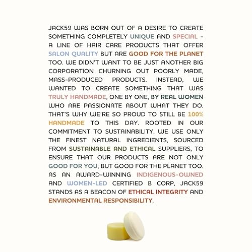 Miniatura 6 de Jack59 Barra de champú para cabello normal, desnudo, sin perfume, vegano, pH equilibrado, sin gluten, libre de crueldad, sin sulfatos, sin