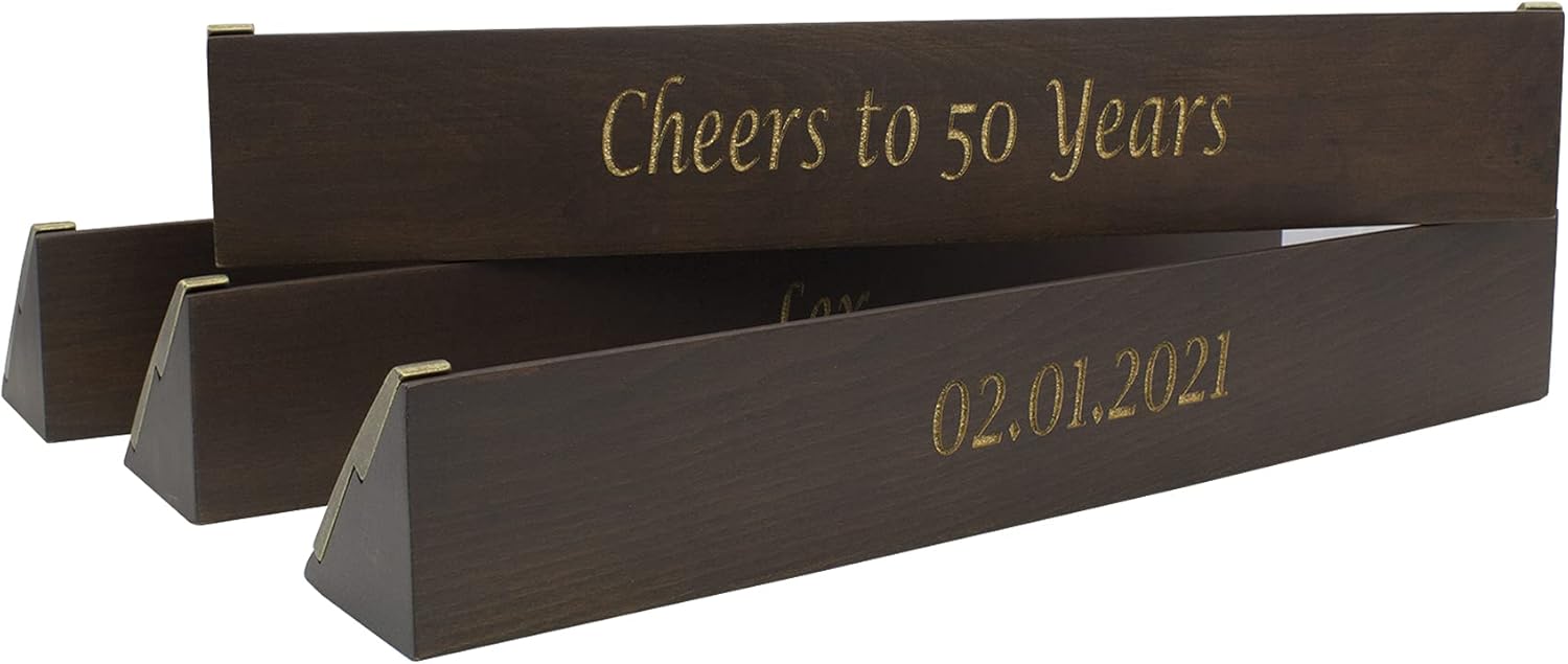 Antochia Crafts Personalized Wooden Rummy Game Set - Straight Custom Racks and Tiles with Case