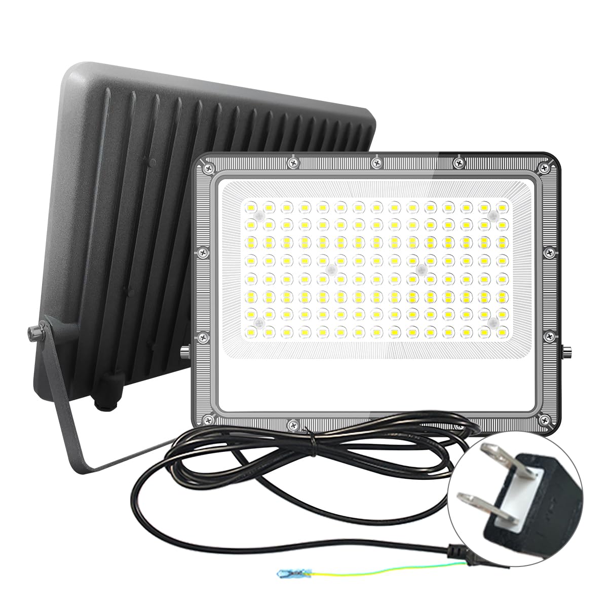Amazon.co.jp: HIKARI LED投光器 100W 作業灯 19600lm 屋外 IP67防水