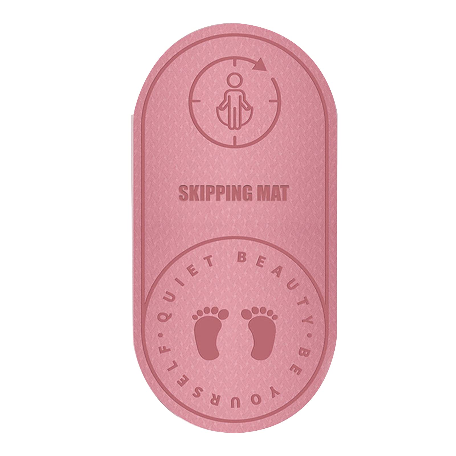 Tapis de corde à sauter - Protection des genoux - Absorption des chocs - Durable - Avec texture antidérapante - Pour entraînement à la maison en intérieur