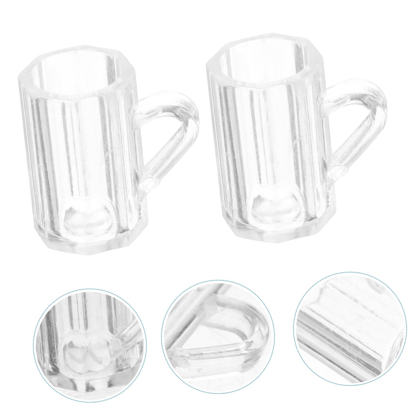 UPKOCH 108pcs Mini Beer Cup Set - Tiny Resin Beer Mugs For Dollhouse Decor, Miniature Landscaping & DIY Scenes