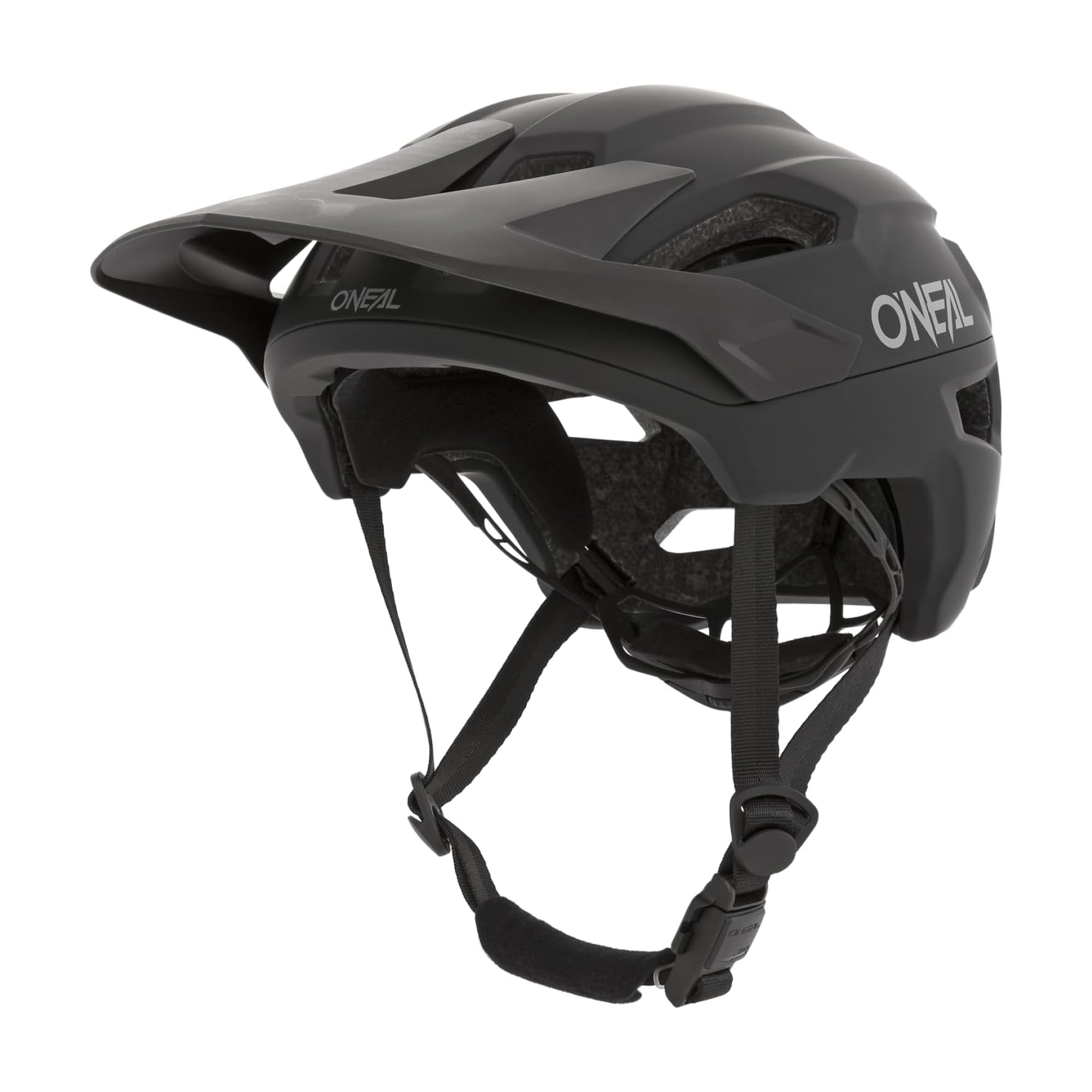 O'NEAL | Mountainbike-Helm | Enduro All-Mountain | Lüftungsöffnungen zur Belüftung & Kühlung Größenverstellsystem, Sicherheitsnorm EN1078 | Helmet Trailfinder Solid | Erwachsene | Schwarz | Größe S/M