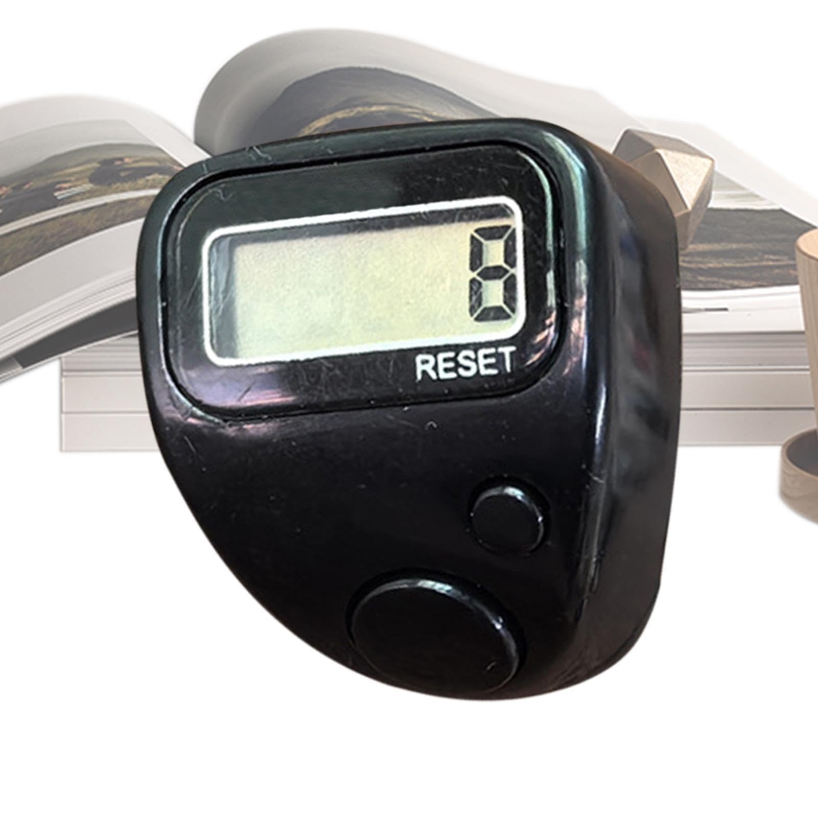 Finger Counter LCD Electronic Ring Clicker Counter Silent 5 Digit Tally Counter for Golf Sports Training Knitting