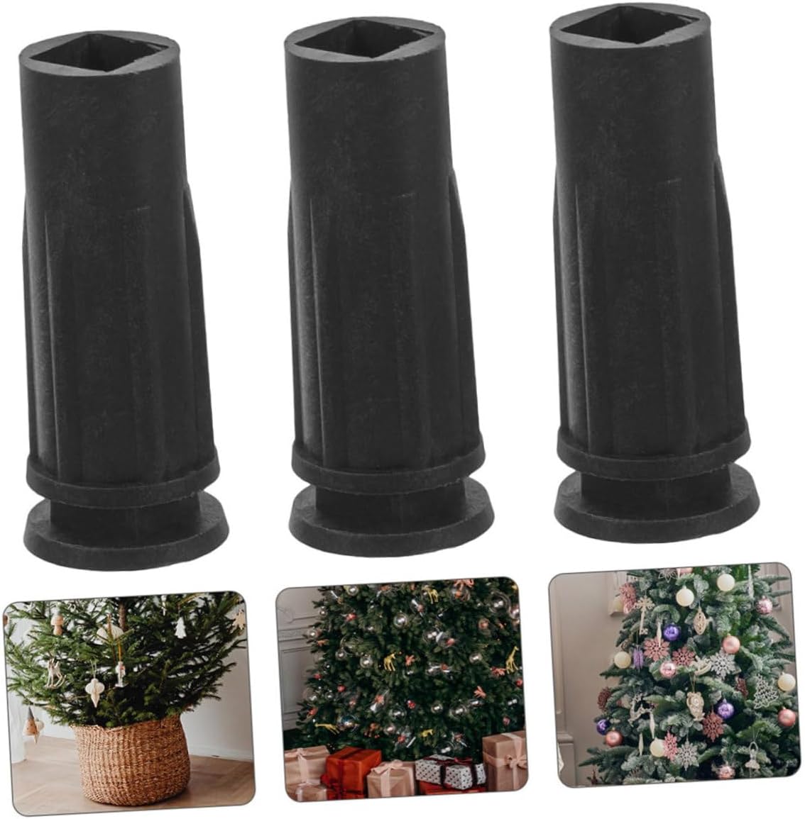 Zerodeko Xmas Tree Base 10pcs Plastic Stand for Artificial Christmas Trees
