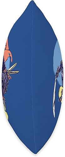 Miniatura 2 de Samurai Skateboarding Retro Skater Skate Grunge Throw Pillow, 16x16, Multicolor