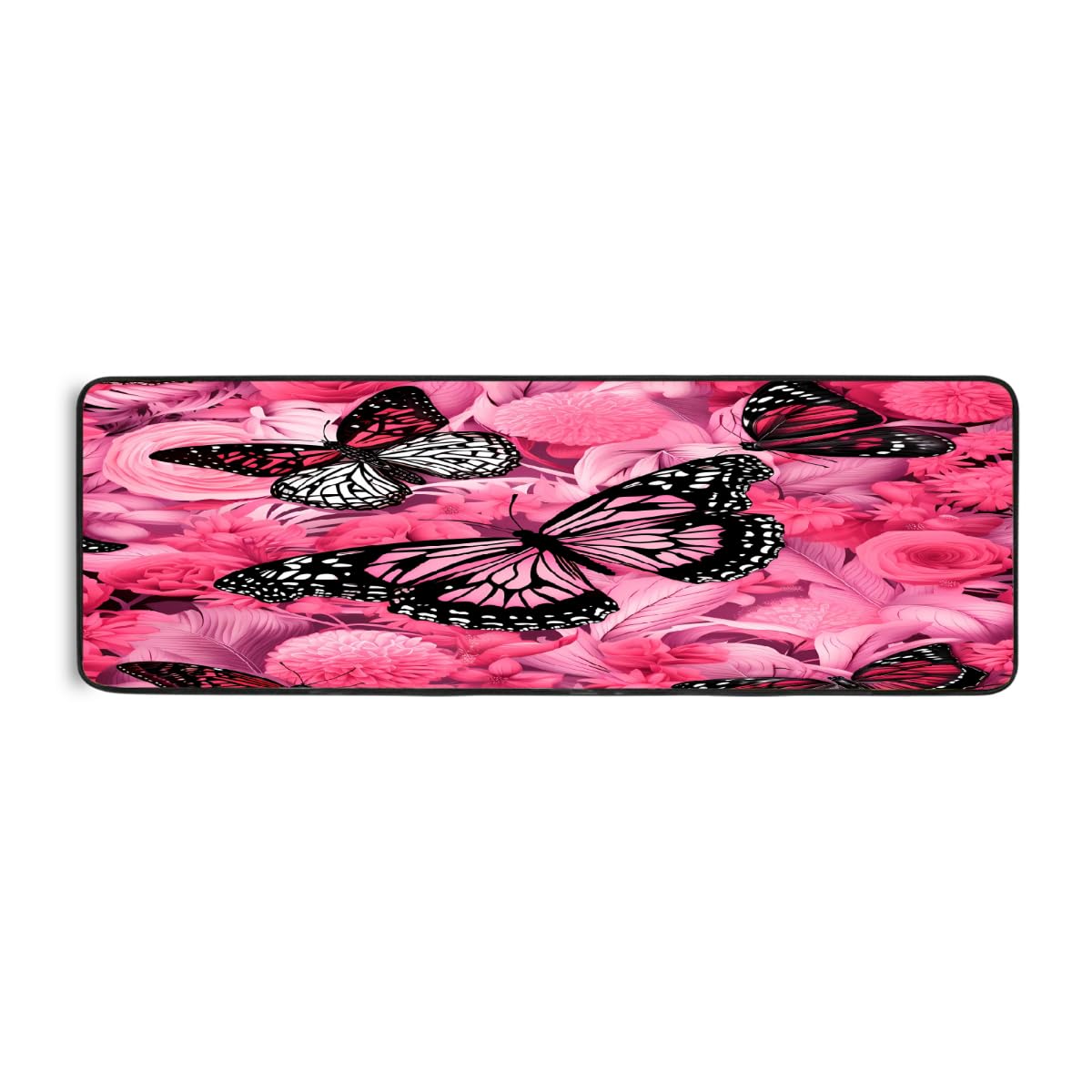 Tapis de sol lavable motif roses pour embellir le couloir et l'entrée de maison