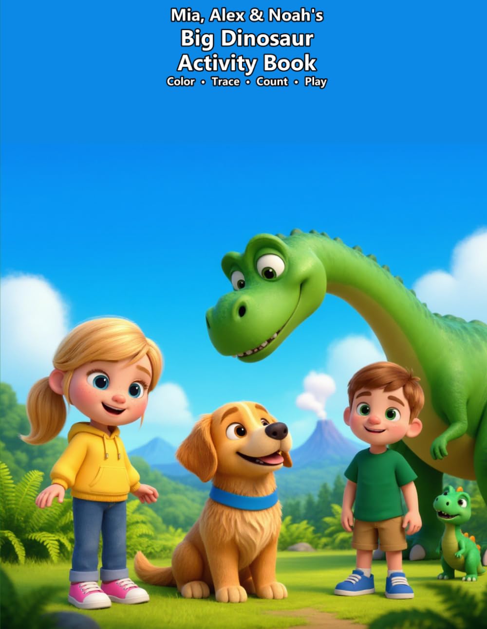 Mia, Alex & Noah's Big Dinosaur Activity Book