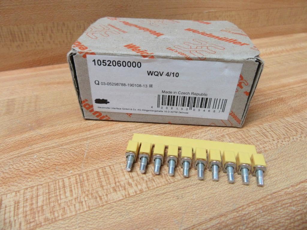 Weidmuller 1052060000 Jumper Connector WQV 4/10 (Pack of 11)