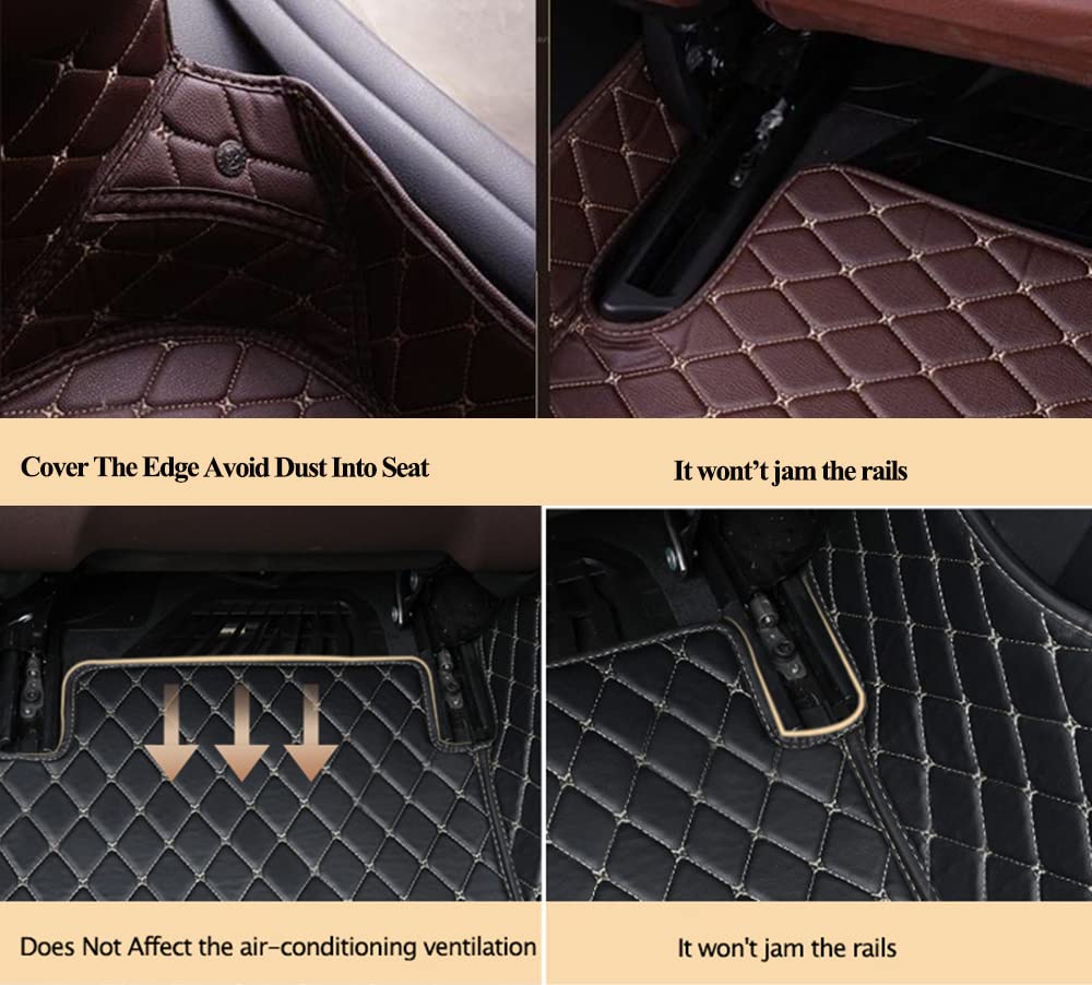 Fahrerseite Bodenmatte (Schwarz mit roten Nähten, Fahrerseitenmatte + Beifahrerseitenmatte vorne)