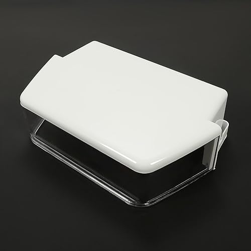 Miniatura 9 de HECASA WPW10493524 W10493524 - Estante para puerta de refrigerador, compatible con Whirlpool Freezer Door Bin reemplazo solo blanco + transparente