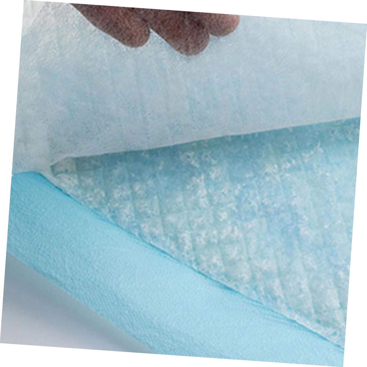 SHOWERORO 100 Stück Einweg Wickelunterlagen Für Jungen, Mädchen Und Erwachsene Mit Saugfähigem Vliesstoff Papier Und Pe Auslaufsicheren Rändern Einweg-wickeltischunterlagen