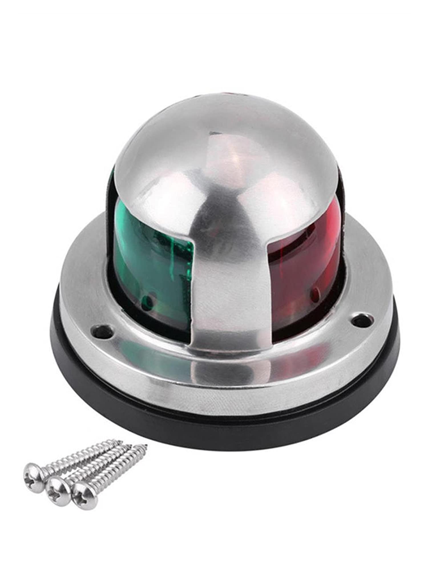 Acciaio inossidabile 1. 2V LED. Arco navigazione luce rossa verde a vela di segnale for la avvertimento yacht barca marina Per la navigazione e la pesca