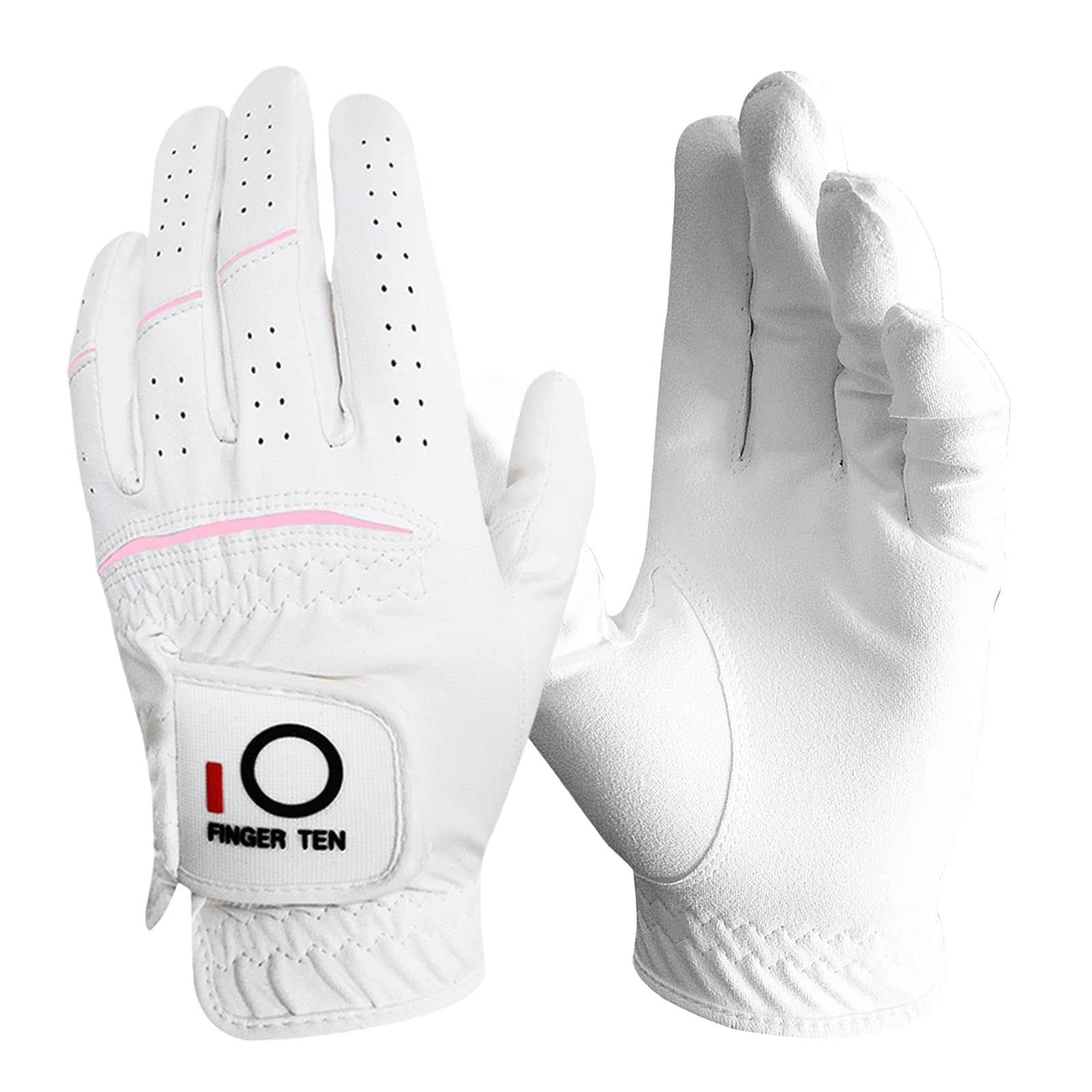 Golf Gloves Women Ladies Left Hand Right Microfiber Synthetic All Weather Value Pack, Lady Golf Gloves Breathable Soft Stretch Fit Sweat Absorbent