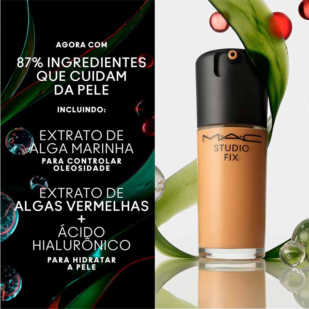 MAC Studio Fix Fps 15 Base liquida opaca, 24 ore + controllo olio, Nw5, 1 oncia
