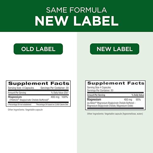 Miniatura 6 de Emerald Labs Magnesio 400 mg - Soporte para huesos y sueño con Albion Magnesium* - Apto para veganos - 120 cápsulas vegetales (suministro para 30
