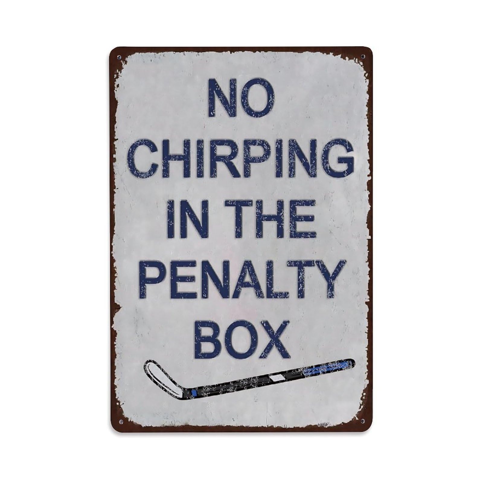 Ice Hockey Vintage Metal Sign Vintage Aluminium Metal Sign, Retro Wall Decor for Home, Bar, Garage & Farmhouse 30x20cm