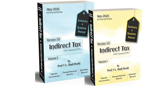 Indirect Tax Laws (IDT) - Summary and Question Manual for Nov 2020 (For CA / CS / CMA) [paperback] Prof.Jimit Doshi