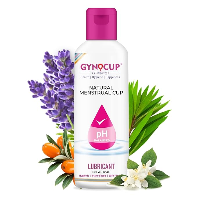 GynoCup Menstrual Cup Lubricant Water based & pH Balanced, hypoallergenic and safe for use, Helps to Insert Menstrual Cup. (100 ML) at Rs. 199