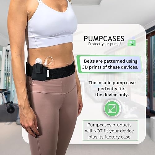 Miniatura 6 de Soporte para bomba de insulina  Cinturón para bomba de insulina diabética  Funda ajustable para bomba de insulina atlética  Compatible con