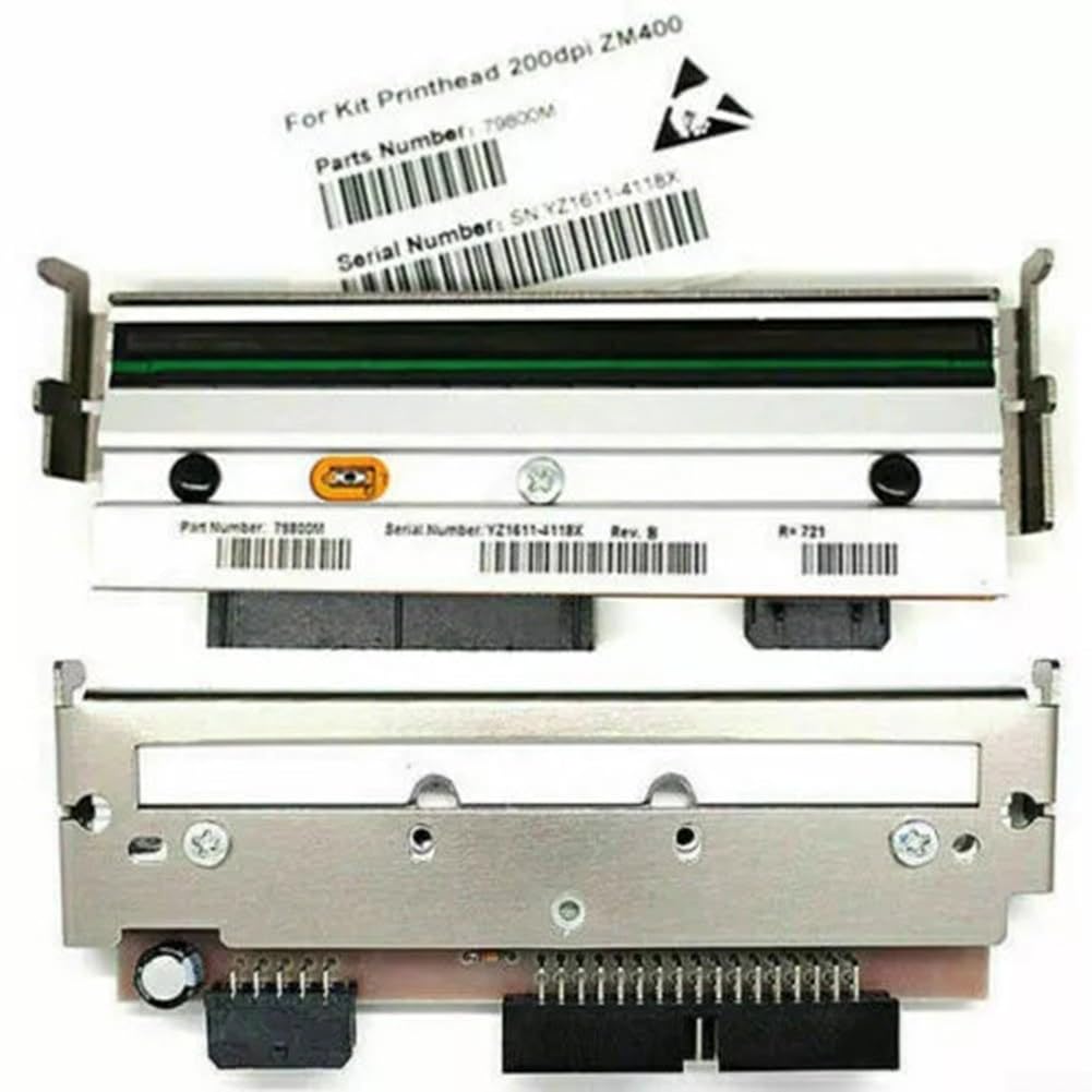 für Zebra ZM400 Thermodruckkopf 203, kompatibel mit Teil 79800M, Barcode-Druck für Bürogeräte