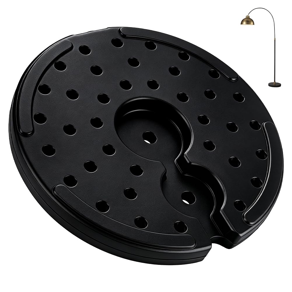 PH PandaHall Lamp Base Weight Block Round Lamp Base Floor Lamp Base Replacement, Heavy Duty Lamps Base Stand Holder for Table Tall Lamps Base in Bedroom Living Room Home Decor, 27cm Diameter