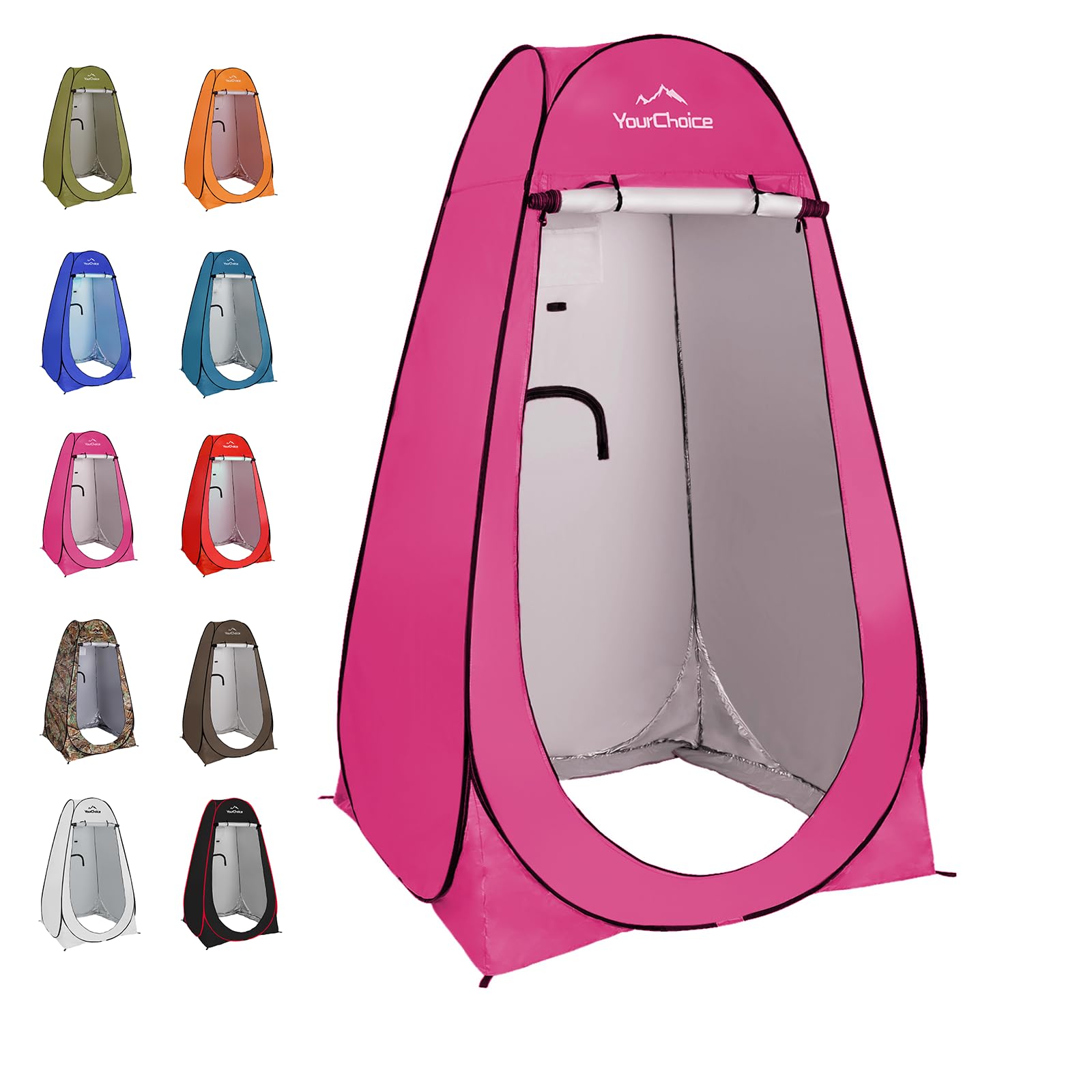 Your Choice Pop Up Shower Tent 47.2" Wx74.8/82.7" H Privacy Changing Tent