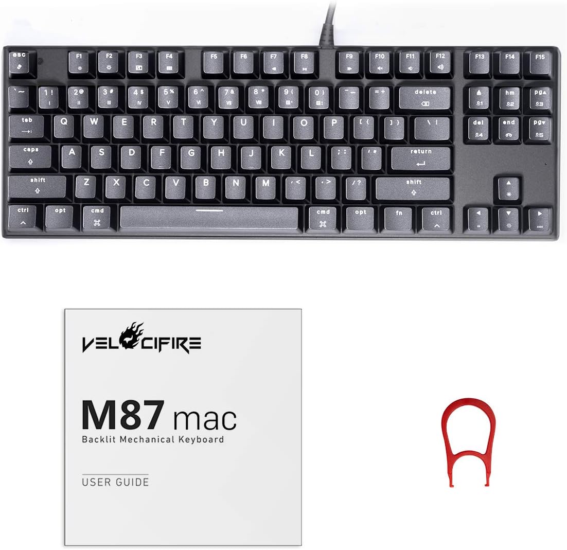 VELOCIFIRE M87 keyboard box and accessories