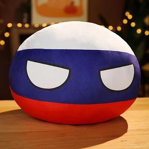 Miniatura 5 de 19 unidades de almohada de felpa nacional de Polandball de Countryballs, mini colgante, juguetes de peluche, lindo llavero de anime, peluches para