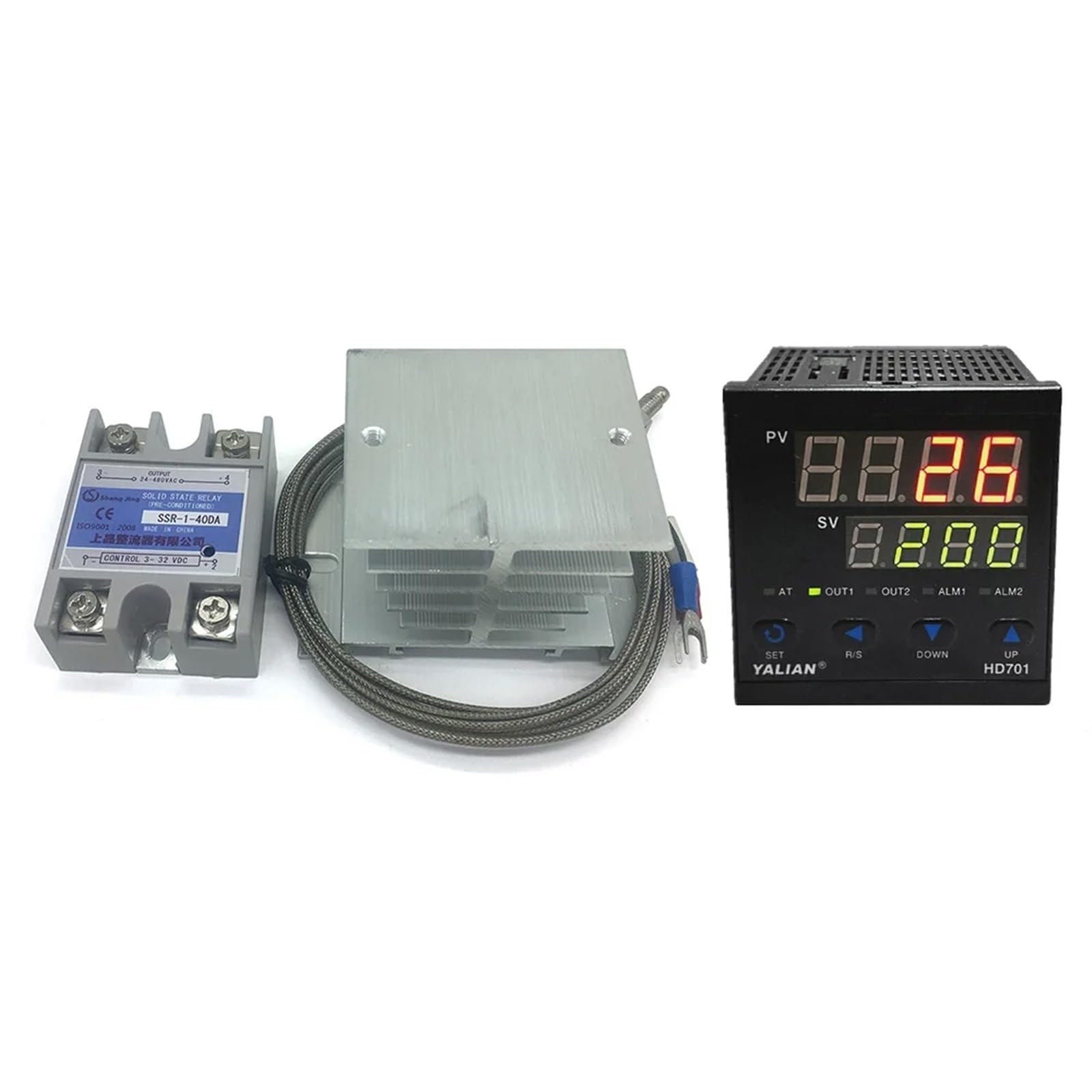 Pid Temperature Controller Max 372℃ AC100 To 240V Thermocouple Input Relay Output For Home Brewing Oven Incubato(HD701)