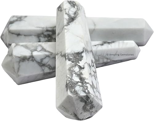 Vista 215 de Amazing Gemstone Puntos de cristal de amatista, cristales curativos y piedras a granel, paquete de 3 puntas curativas de doble terminación