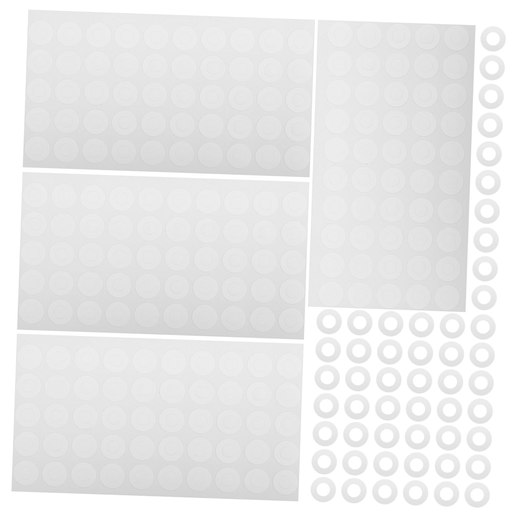 6000pièces Autocollants De Renforcement Pour Papier Autocollants Ronds Auto-adhésifs Imperméables Pour Réparations De Perforations Idéaux Pour Classeurs Agendas Et Bricolage
