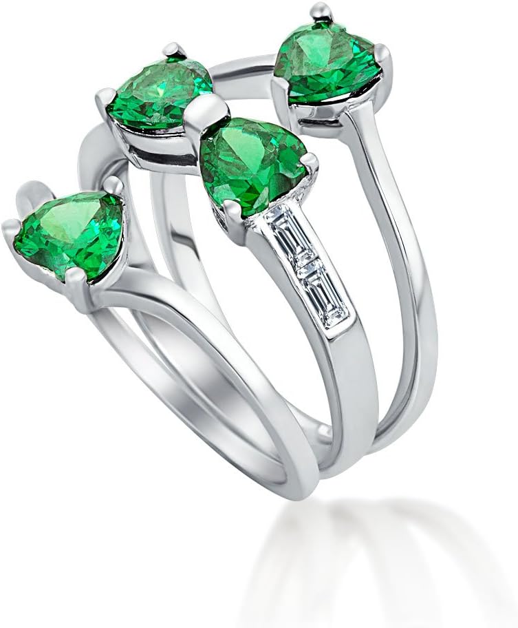 Bling Jewelry CZ Accent Flower Fashion Red carved Rose Statement Ring For Women For Teen .925 Sterling Silver