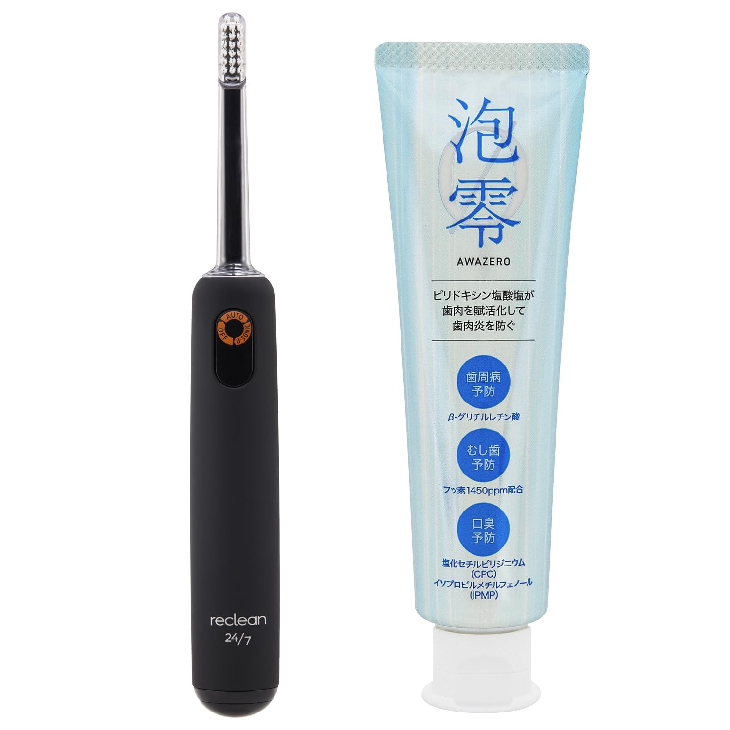 超音波電動歯ブラシリクリーン２４／７ シロ 通販生活®超音波電動歯ブラシリクリーン24/7｜【公式】カタログ