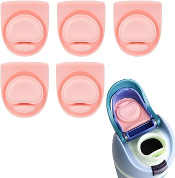 5pcs Replacement Stopper Compatible with Owala FreeSip 24oz 32oz, Water Bottle Top Lid Gasket for Owala 16/24/32/40oz Seal Bottle Cap Mouth Stopper Part Silicone Plug Accessories BPA-Free