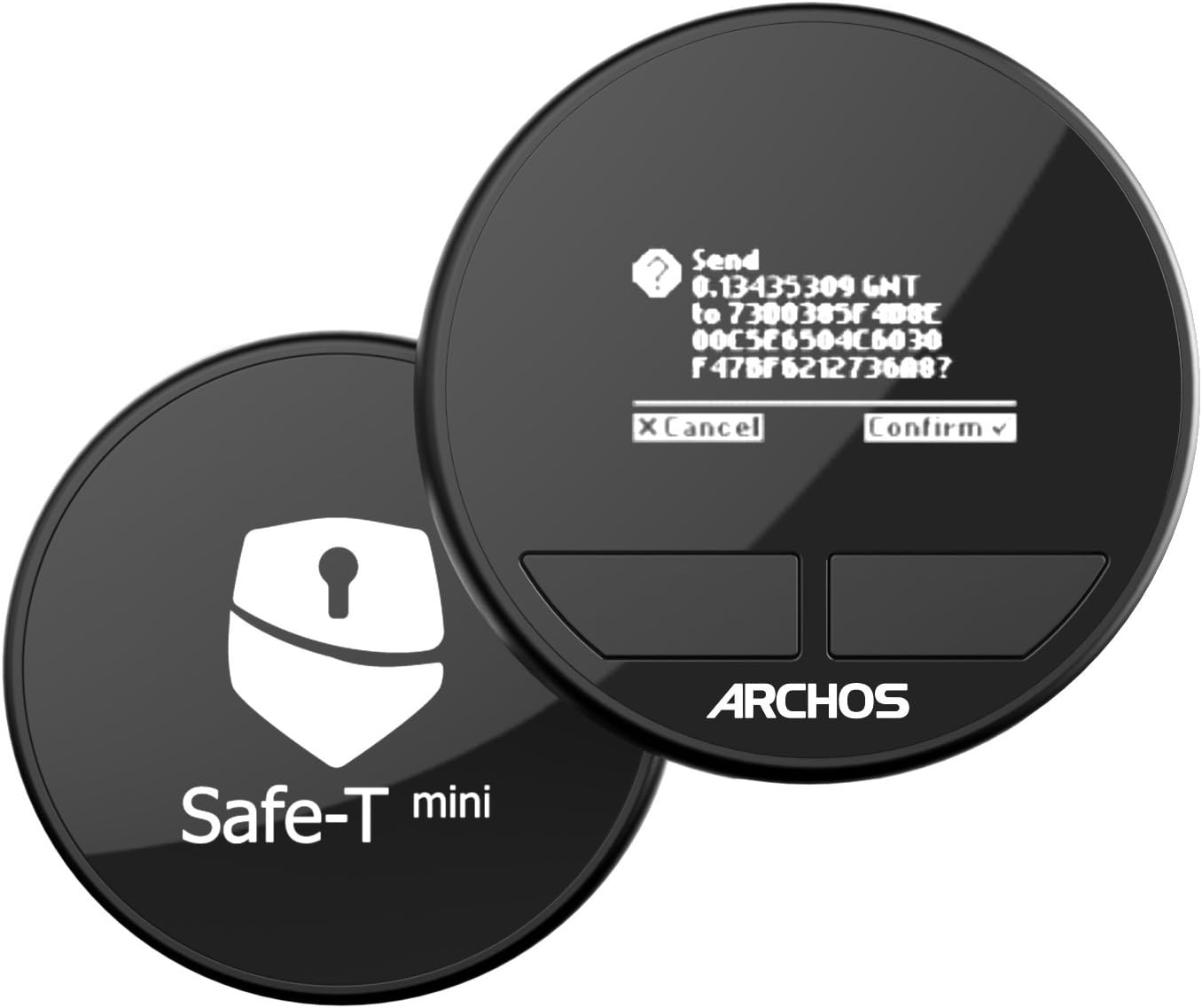 ARCHOS Safe -T Mini/A Hardware Wallet to protect your crypto-currencies - Compatible with Bitcoin, Bitcoin , Bitcoin Gold, Dash, Litecoin, Ethereum, Ethereum Classic and all ERC20 Token