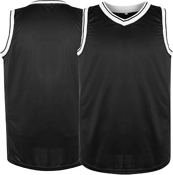 Phoneutrix Blank Basketball Jersey, Mens Mesh Athletic Reversible Sports Shirts S-3XL
