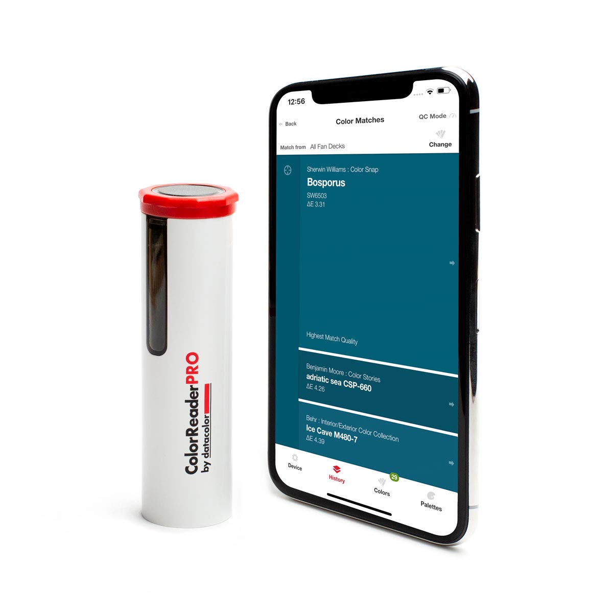 Datacolor ColorReader Pro – Identify Paint Color Instantly – Professional Color Matching Tool - Designed For Painters, Designers and Facility Managers