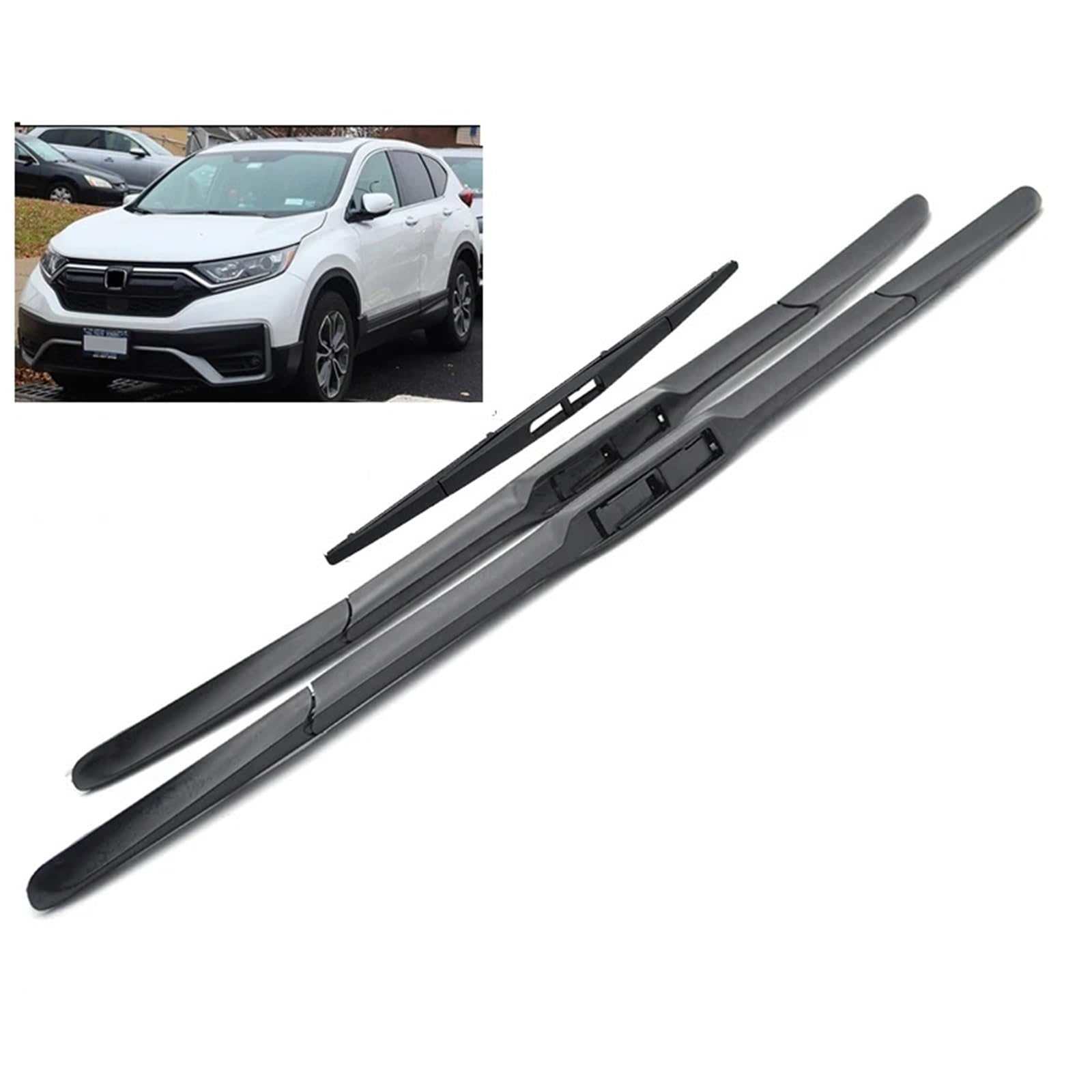 Juego De Escobillas Limpiaparabrisas Delanteras Y Traseras Para CR-V CRV MK5 (2016-2021), 26" + 17" + 12"