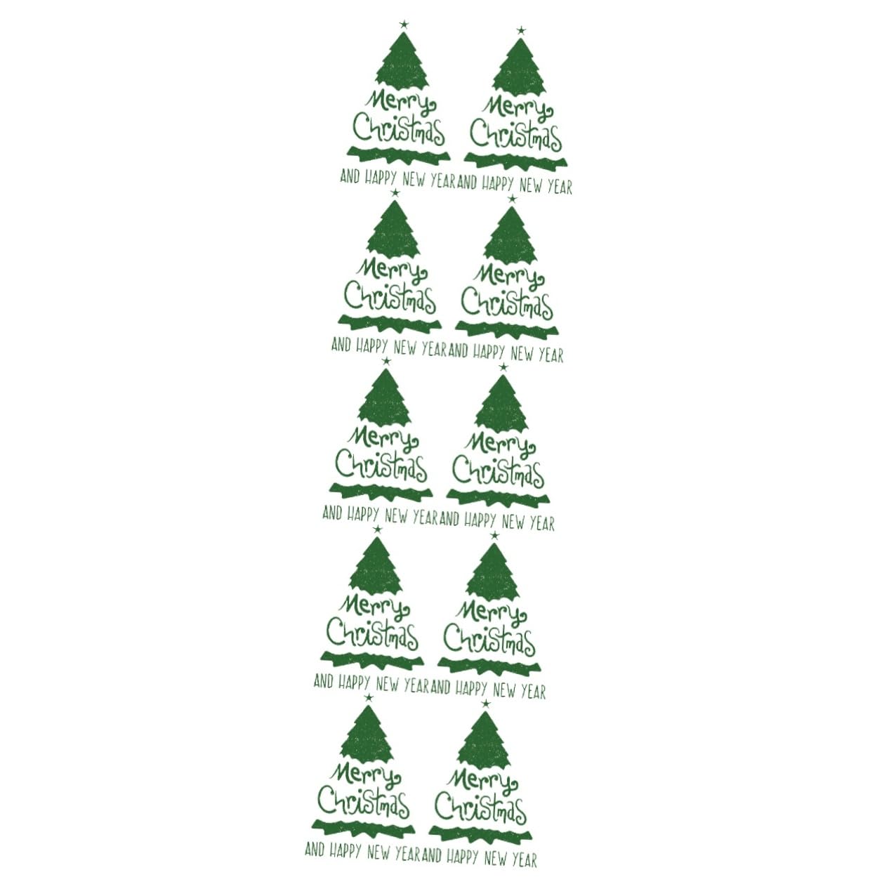 Amosfun 5 Juegos Vinilo Decorativo Árbol De Navidad Ventana Fiesta De Navidad Adornos Navideños Para El Dormitorio Calcomanías Decoración Navideña Green De Polivinilo 2 Hojas * 5