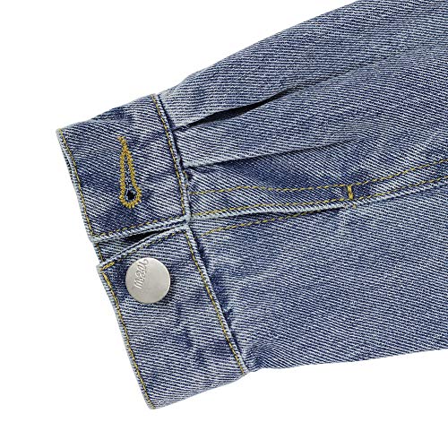 Welaken Jean Jacket For Girls Kids & Toddler With Rhinestone Tassels Denim Jacket & Outerwear Coats,3T #TOP6