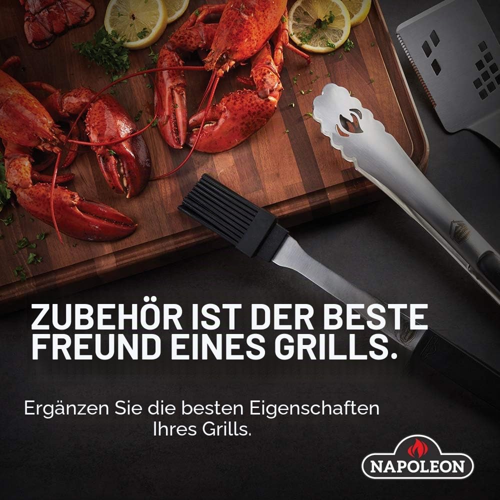 Napoleon BBQ Grillzubehör – Mehrzweck-Touchscreen-Handschuhe (L) – 62142 – große Handschuhgröße, Touchscreen-Handschuhe, eng anliegende Passform, stilvoll, erhöhte Griffigkeit, Silikon-Handflächen,