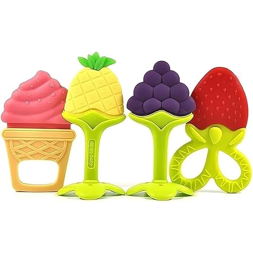 BabyGo Teething Toy Set 4 Pack